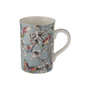 Hummingbird Floral Mug - Duckegg