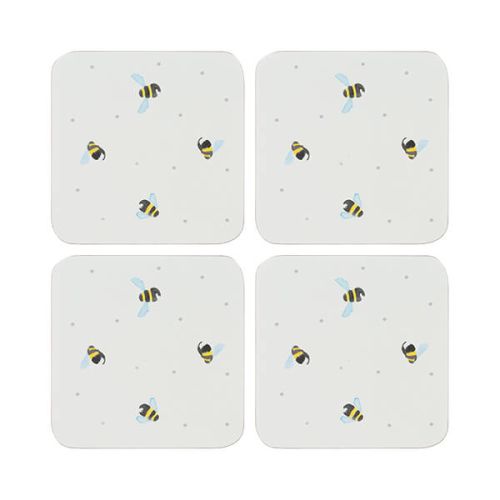 Sweet Bee 4pack Coasters
