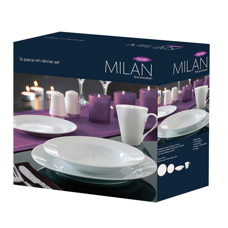 Milan 16 Piece Dinner Set
