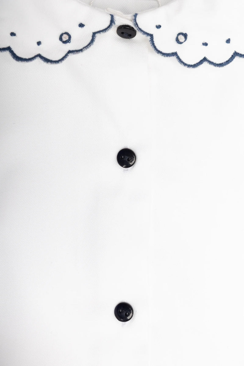 Victoria Pinafore Set - Navy