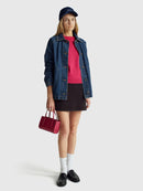 Basic 100Pc Virgin Round Neck Jumper - Magenta