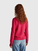 Basic 100Pc Virgin Cardigan - Magenta