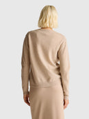 Basic 100Pc Virgin Cardigan - Sand