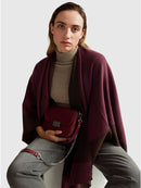 Cashmere Blend Polo Neck Jumper - Sand