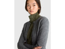 Shetland Round Neck Wool Cardigan - Dark Grey