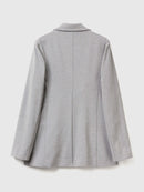 Plain Blazer - Grey