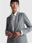 Plain Blazer - Grey