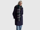 Wool Coat - Navy
