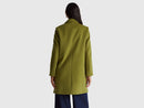 Wool Coat - Moss