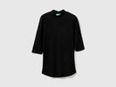 Ribbed Slim Fit T-Shirt - Black