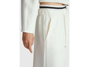 Wide Leg Joggers - Cream