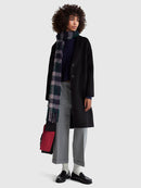 Elastic Waist Wide Leg Trouser - Grey