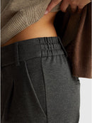Pleated Cuffed Trouser - Grey