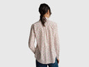 Print Shirt - Cream/pink Floral