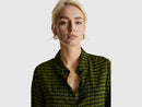 Print Shirt - Green Stripe