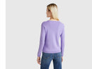 Basic Cotton Cardigan - Purple