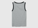 Stripe Tank Top - White/black
