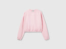 Be Toyko Cropped Sweatshirt - Pink
