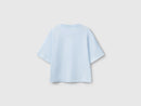 Basic Round Neck T-Shirt - Light Blue