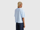 Basic Round Neck T-Shirt - Light Blue