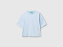 Basic Round Neck T-Shirt - Light Blue