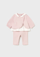 Fleece Leggings Set - Baby Rose
