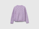 Girls Chenille Jumper - Lilac