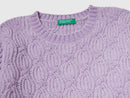 Girls Chenille Jumper - Lilac