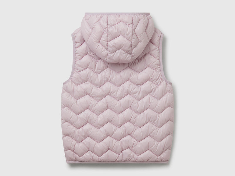 Girls Hooded Gilet - Lilac