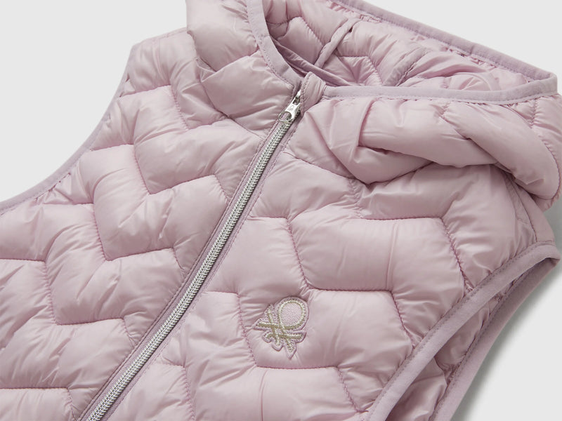 Girls Hooded Gilet - Lilac