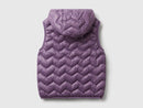 Girls Hooded Gilet - Purple