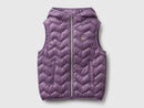 Girls Hooded Gilet - Purple