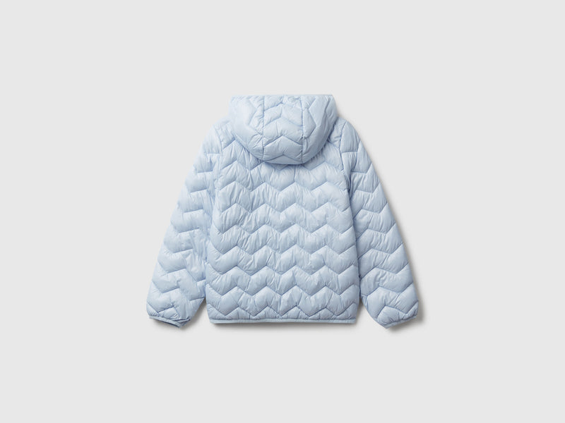 Girls Padded Jacket - Light Blue