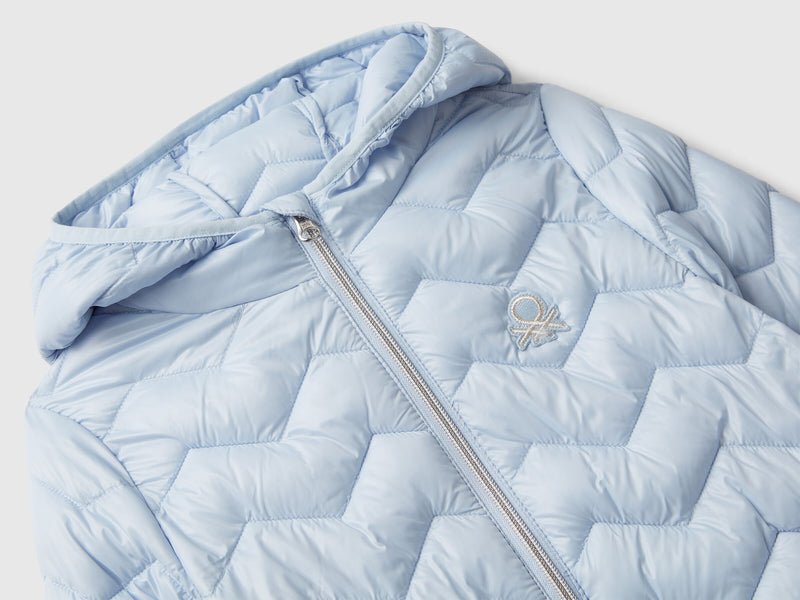 Girls Padded Jacket - Light Blue