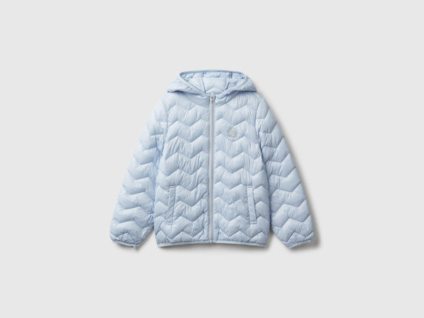 Girls Padded Jacket - Light Blue