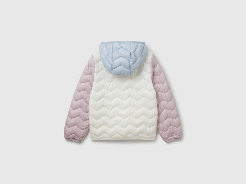 Girls Padded Jacket - Cream