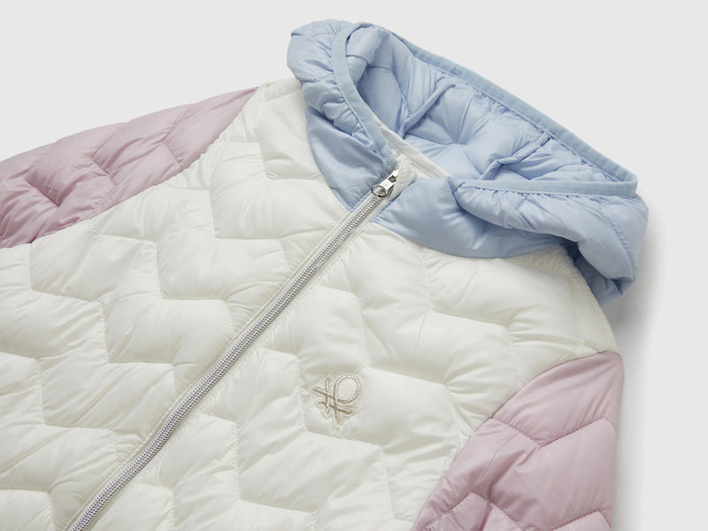 Girls Padded Jacket - Cream