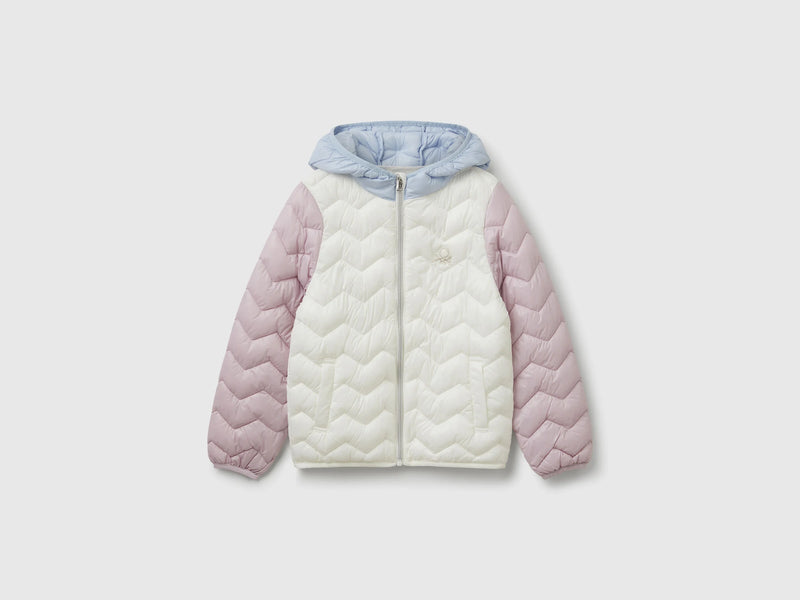 Girls Padded Jacket - Cream