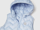 Girls Hooded Gilet - Light Blue