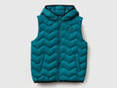 Junior Boys Padded Gilet - Petrol Blue