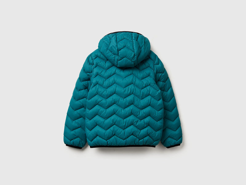 Boys Padded Jacket - Petrol Blue