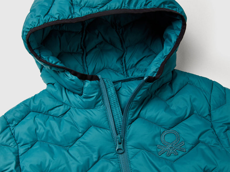 Boys Padded Jacket - Petrol Blue