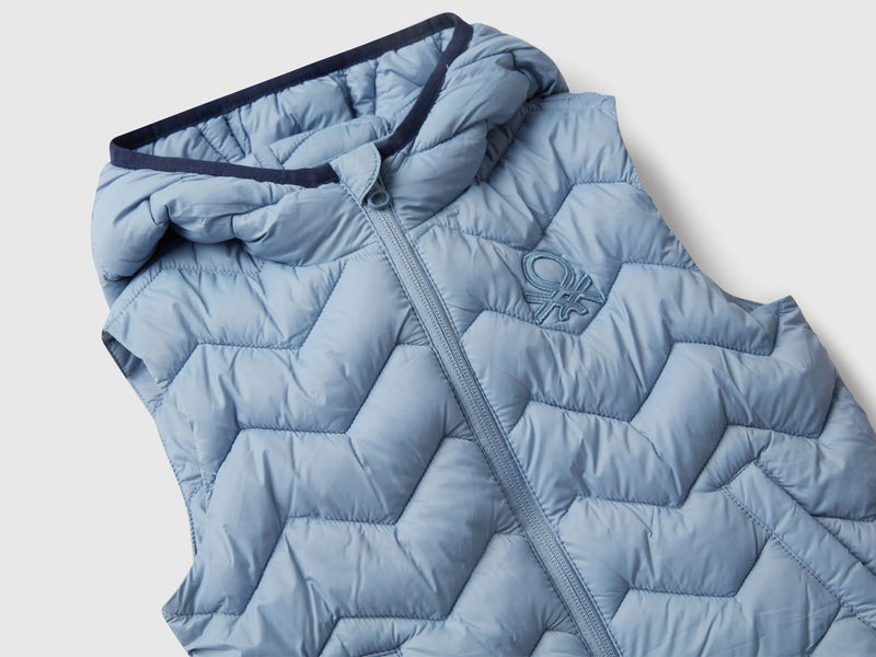 Boys Padded Gilet - Mid Blue