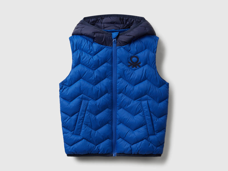 Boys Padded Gilet - Blue/navy