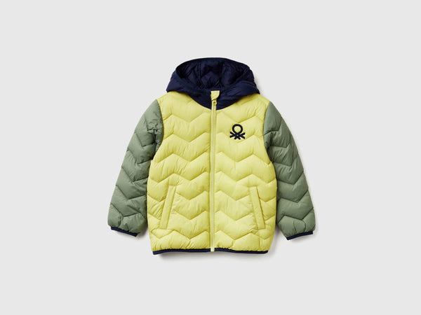 Boys Padded Jacket - Lime/green