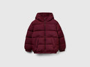 Boys Hooded Jacket - Maroon