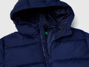 Boys Hooded Jacket - Navy