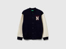 Boys Baseball Button Sweatshirt - Navy