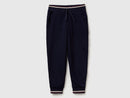 Boys Cuffed Fleece Joggers - Navy