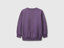 Boys 3D Pouch Pocket Sweatshirt - Purple